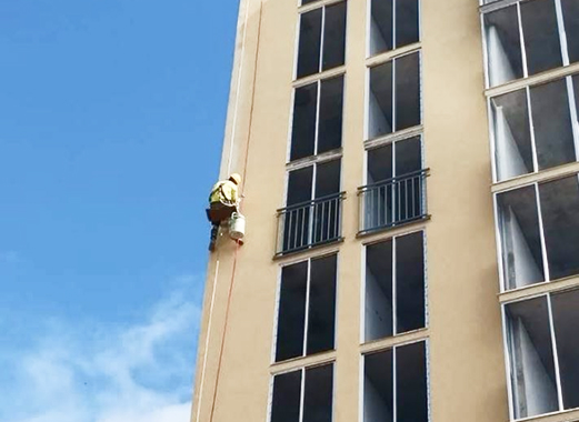 High-altitude work with safety and precision
